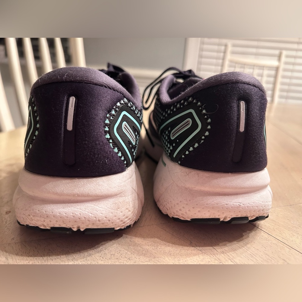 Brooks Women's Black Running Shoes with Pink and Mint Accents - Picture 7 of 11